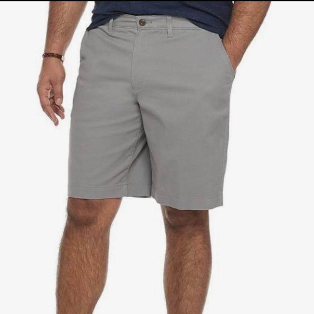 ❤️Sonoma, NWT, Grey, Chino Shorts!